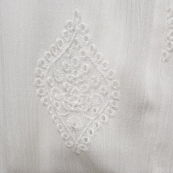 Lovestitch Gauze Cream Boho Coastal Cowgirl Maxi Dress Size S - Picture 5 of 14